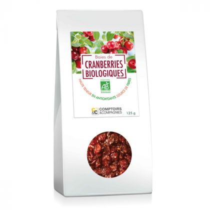CRANBERRIES BIO COMPTOIR ET COMPAGNIES 125G
