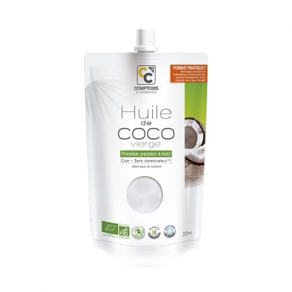 HUILE DE COCO VIERGE EQUITABLE BIO COMPTOIRS & COMPAGNIES 220ML