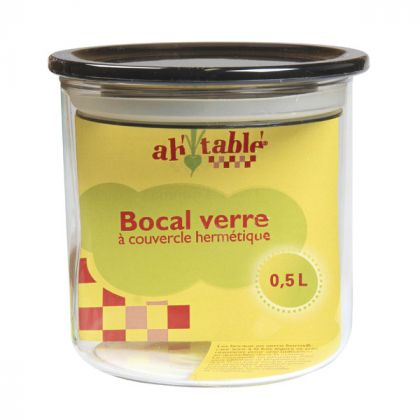BOCAL EN VERRE CYLINDRIQUE 50 CL AH TABLE