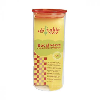BOCAL EN VERRE CYLINDRIQUE 1.4 L AH TABLE
