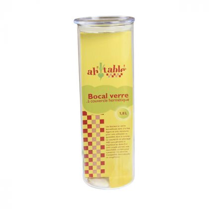BOCAL EN VERRE CYLINDRIQUE 1.8 L AH TABLE