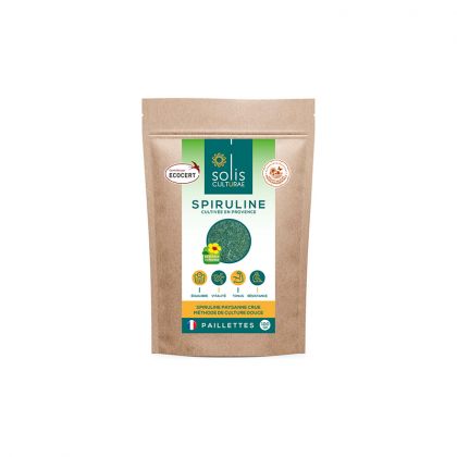 SPIRULINE EN PAILLETTES SOLIS CULTURAE 100G