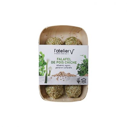 FALAFEL POIS CHICHE OIGNON PERSIL SESAME ET CORIANDRE BIO L'ATELIER V 224G