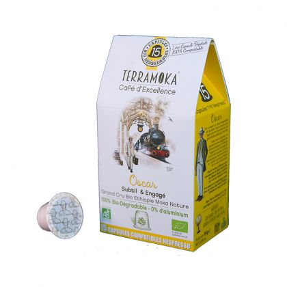 CAPSULES CAFE OSCAR ETHIOPIE BIO X15 TERRAMOKA 84G