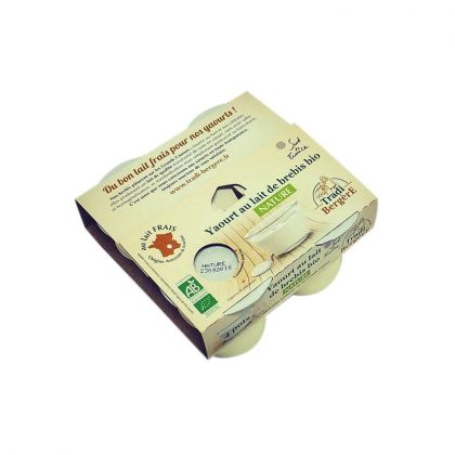 YAOURT BREBIS NATURE BIO TRADI-BERGERE 4X105G