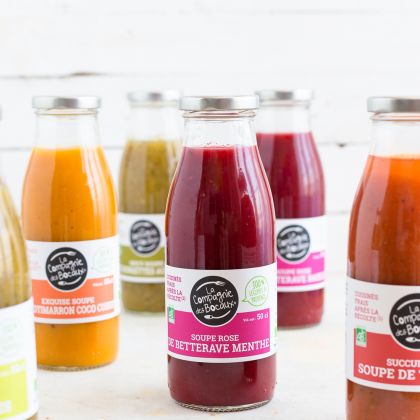 SOUPE DE BETTERAVES ET MENTHE BIO LA COMPAGNIE DES BOCAUX 50CL