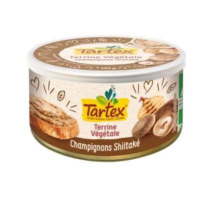 TERRINE VEGETALE CHAMPIGNONS SHIITAKE BIO TARTEX 125G