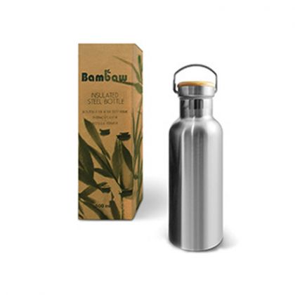 GOURDE ISOTHERME INOX CONTENANCE 500 ML BAMBAW
