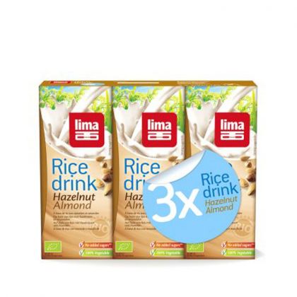 X PACK RICE DRINK NOISETTE 3x200 ML LIMA