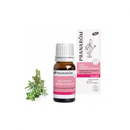 HUILE MASSAGE BEBE DEFENSES NATURELLES BIO PRANAROM 10ML
