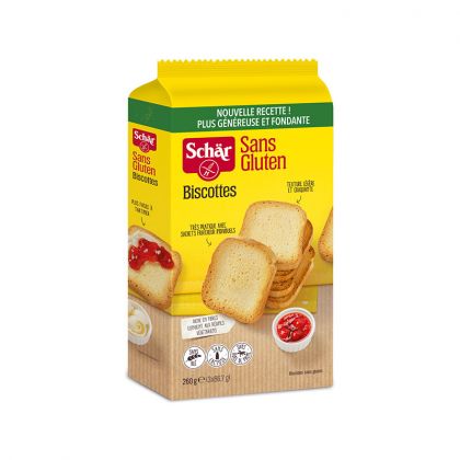 BISCOTTES SANS GLUTEN SCHAR 260G