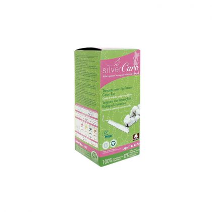 TAMPON MINI AVEC APPLICATEUR BIO SILVERCARE X18