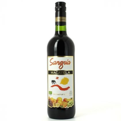 SANGRIA ROUGE BIO MACATELA 75CL